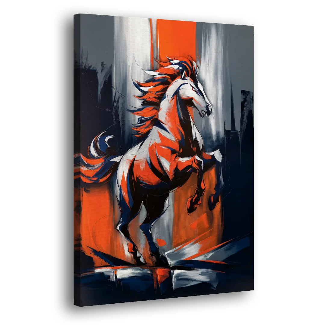 Denver Broncos Legacy Side - Canvas Wall Art