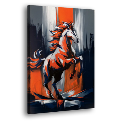 Denver Broncos Legacy Side - Canvas Wall Art