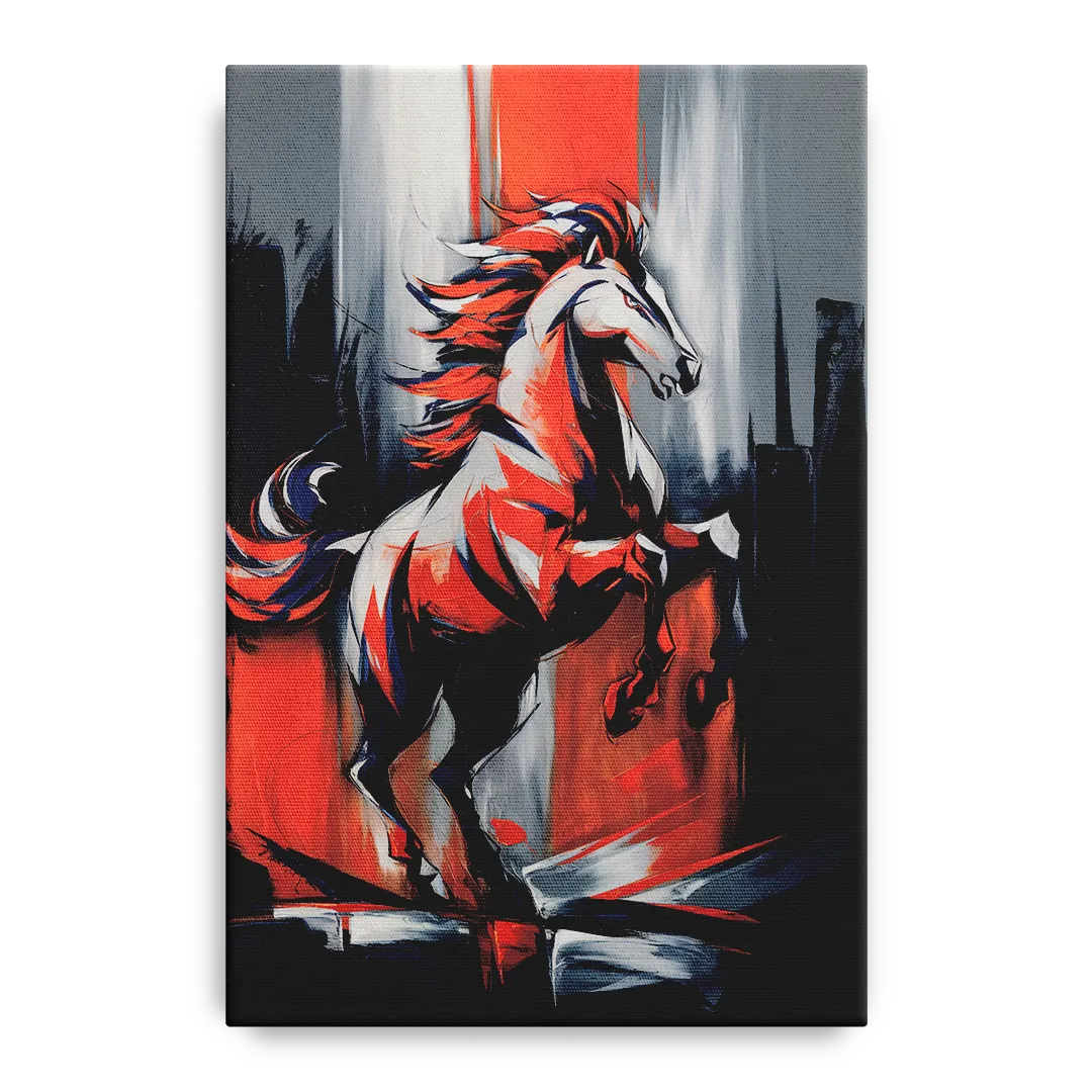 Denver Broncos Legacy Front - Canvas Wall Art