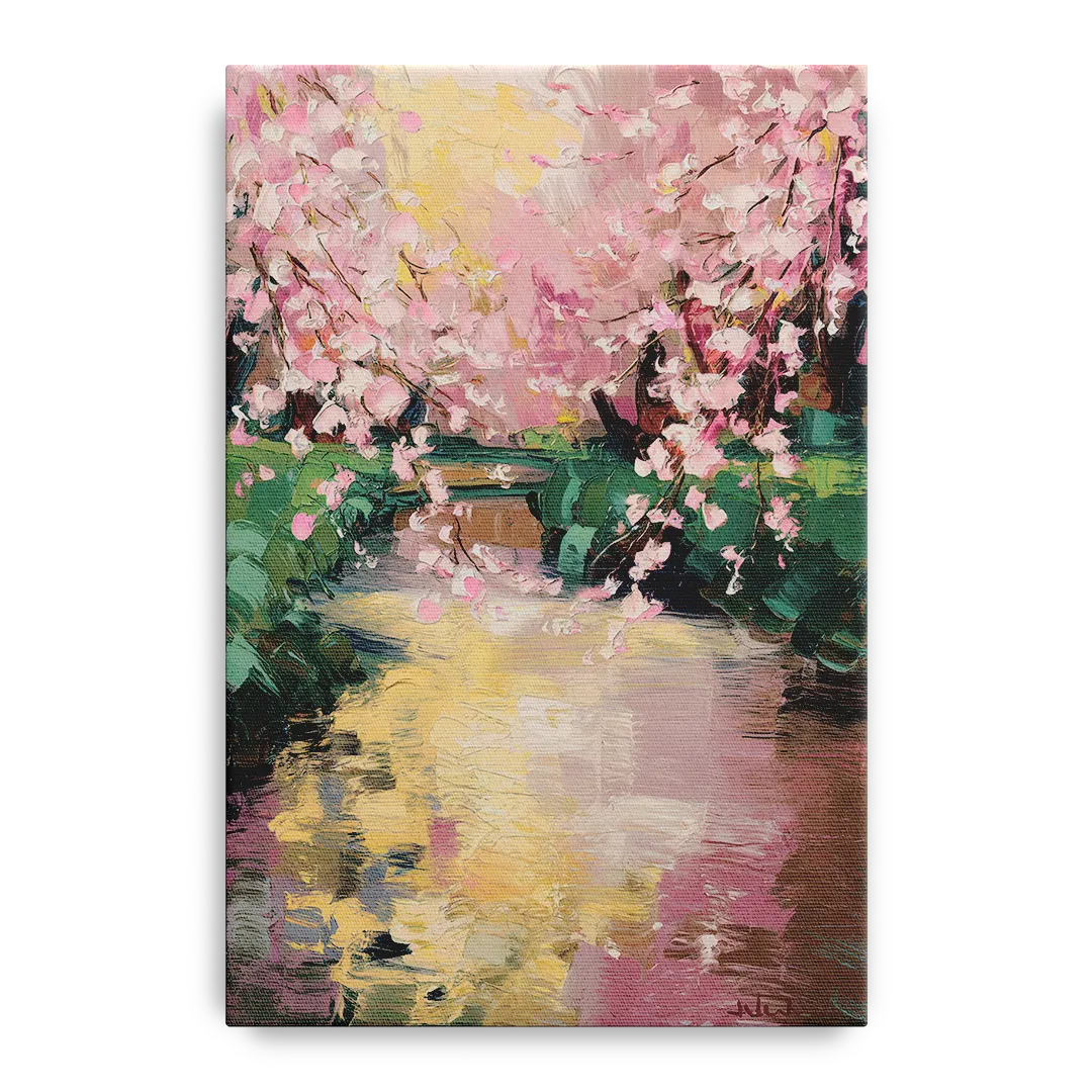 Denver Cherry Creek Charm Front - Canvas Wall Art