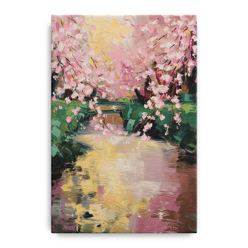 Denver Cherry Creek Charm Front - Canvas Wall Art