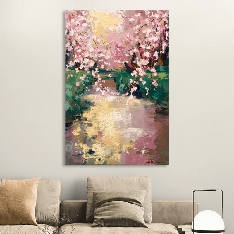 Denver Cherry Creek Charm Living Room - Canvas Wall Art