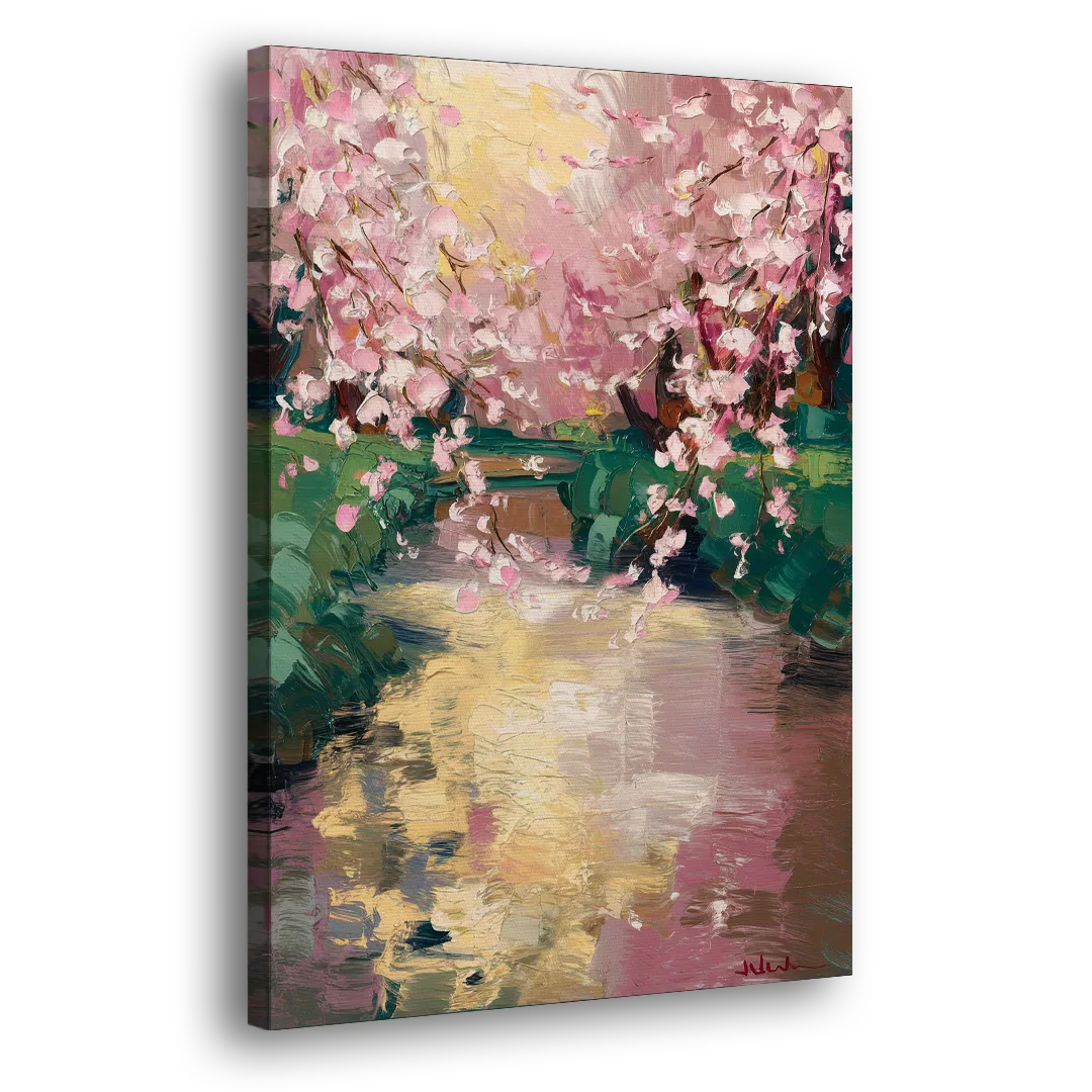 Denver Cherry Creek Charm Side - Canvas Wall Art