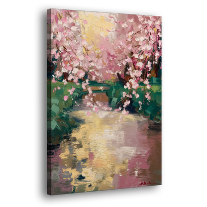 Denver Cherry Creek Charm Side - Canvas Wall Art