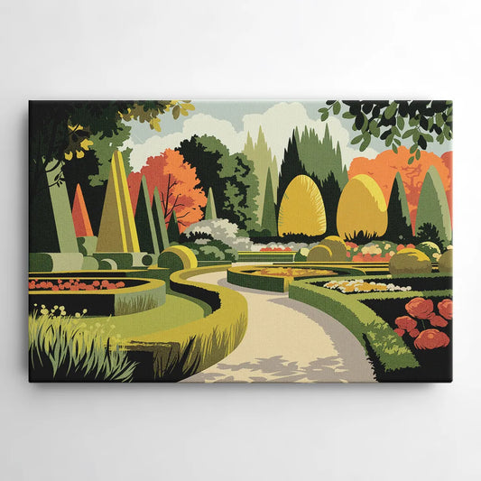 Des Moines Arboretum Views - Canvas Wall Art