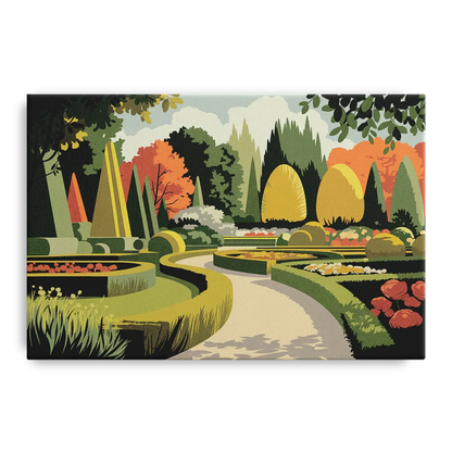 Des Moines Arboretum Views Front - Canvas Wall Art