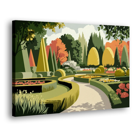 Des Moines Arboretum Views - Canvas Wall Art