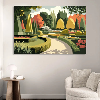 Des Moines Arboretum Views Sitting Room - Canvas Wall Art