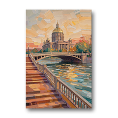 Des Moines Scenic Riverfront - Canvas Wall Art - Front