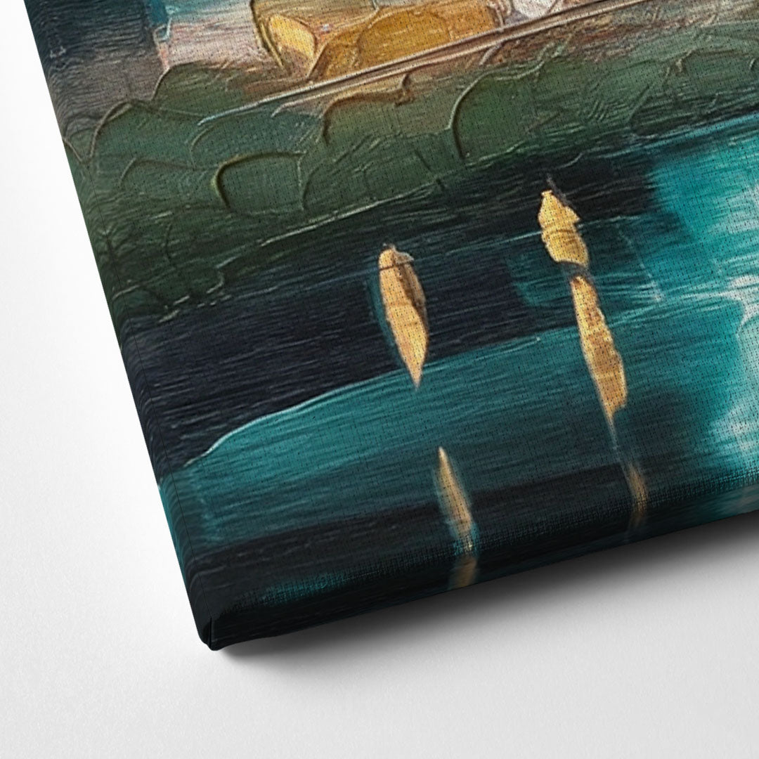 Des Moines Urban Charm Canvas Close Up