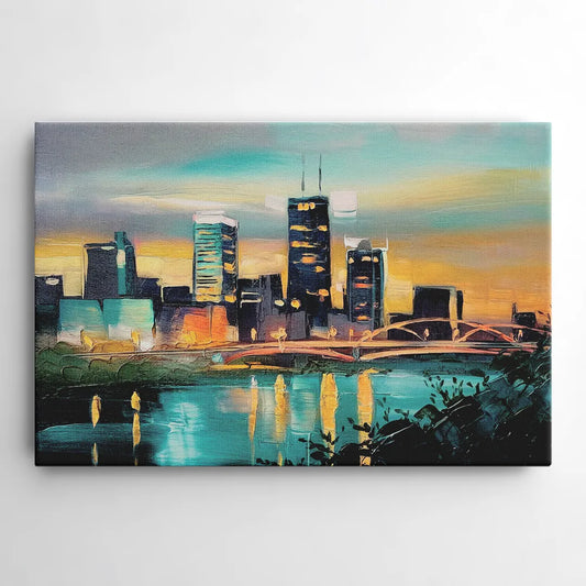 Des Moines Urban Charm - Canvas Wall Art