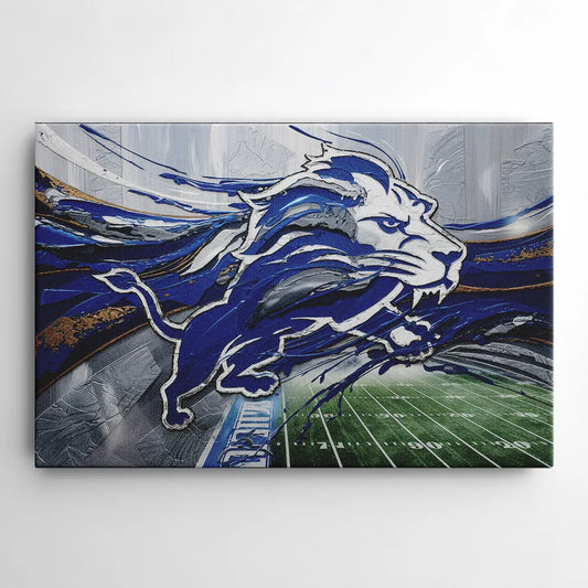 Detroit Lions Football - Canvas Wall Art