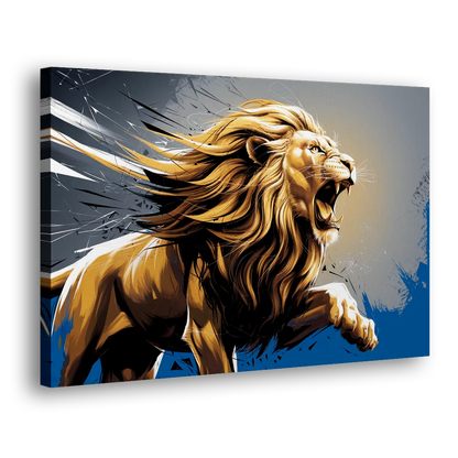 Detroit Lions Pride Side - Canvas Wall Art