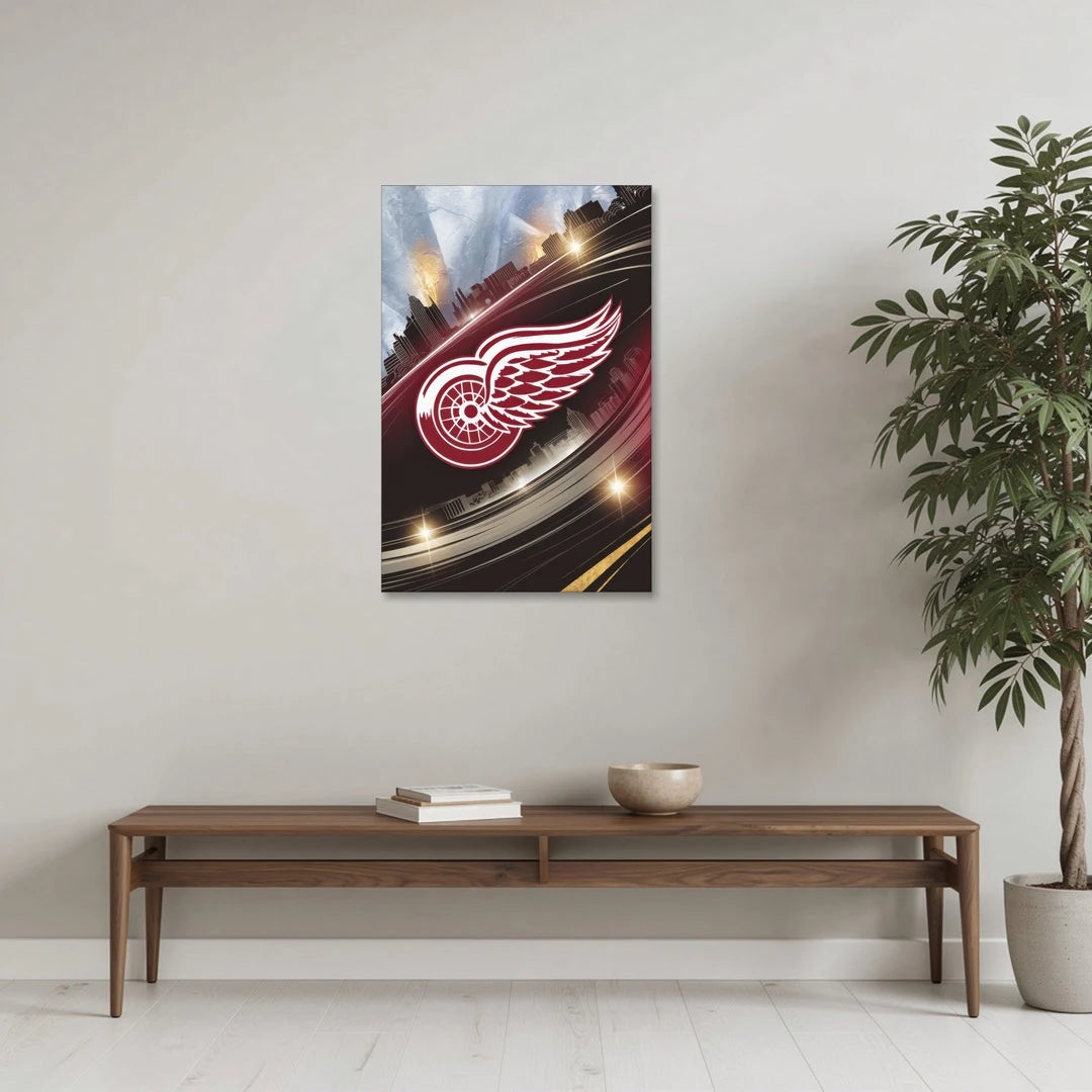 Detroit Red Wings Legacy - Canvas Wall Art - Coffee Table - 24x36