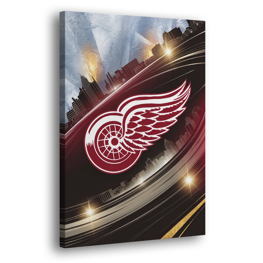 Detroit Red Wings Legacy Side - Canvas Wall Art