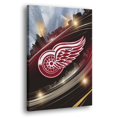 Detroit Red Wings Legacy Side - Canvas Wall Art