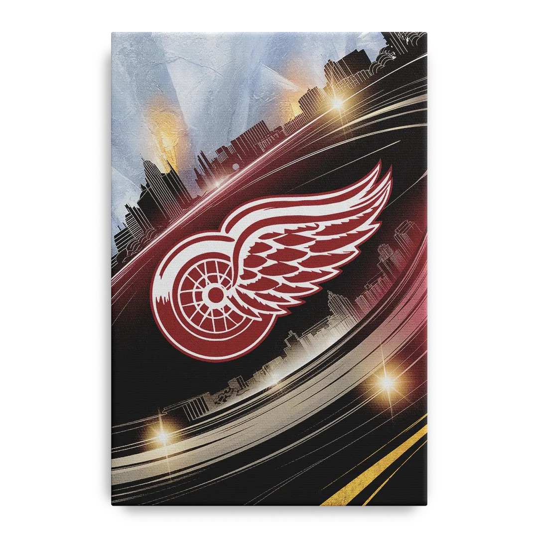Detroit Red Wings Legacy Front - Canvas Wall Art
