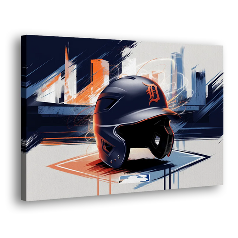 Detroit Tigers Baseball - Canvas Wall Art