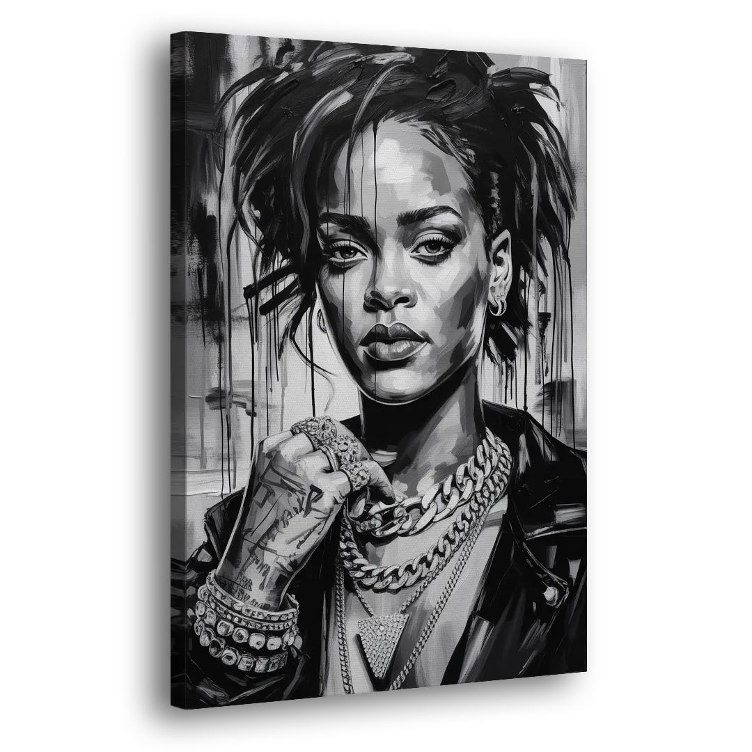 Diamond Aura Side - Canvas Wall Art