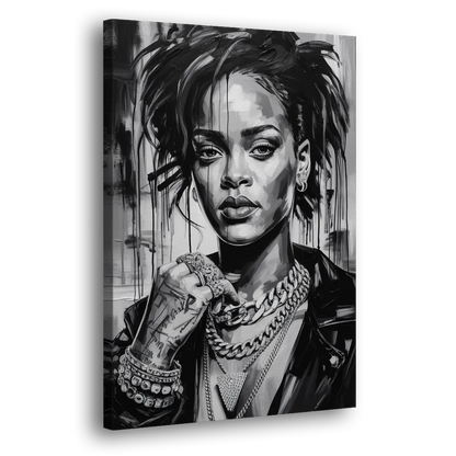 Diamond Aura Side - Canvas Wall Art