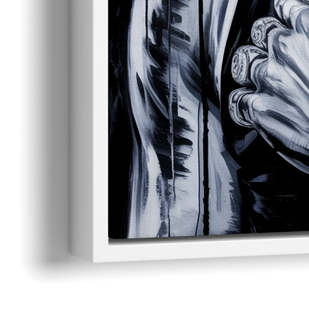 Diamond Edge 2.0 - Close-Up White Frame Canvas
