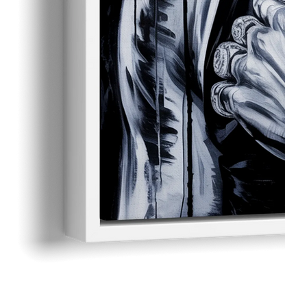 Diamond Edge 2.0 - Close-Up White Frame Canvas