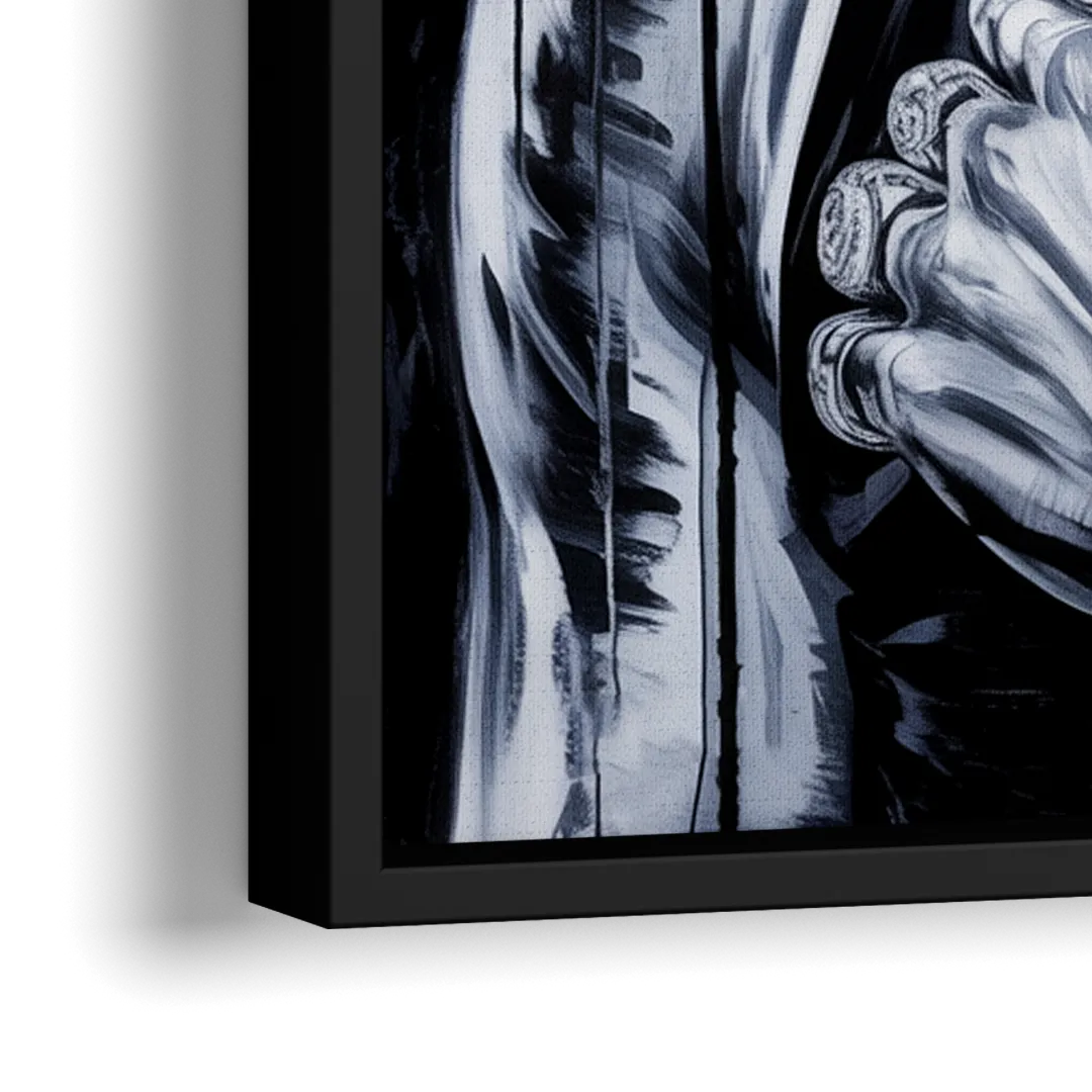 Diamond Edge 2.0 - Close-Up Black Frame Canvas