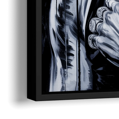Diamond Edge 2.0 - Close-Up Black Frame Canvas