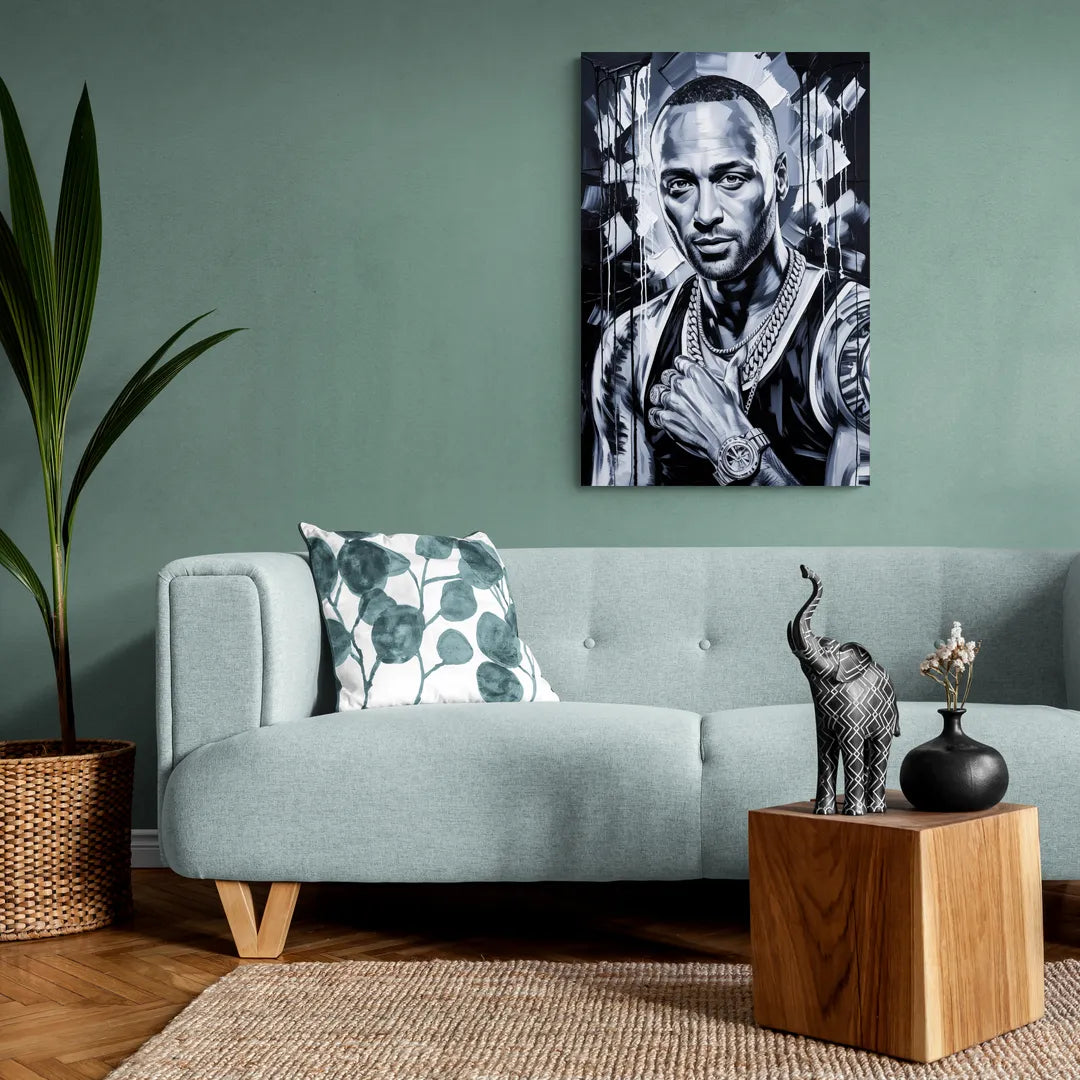 Diamond Edge 2.0 - Canvas Wall Art Living Room