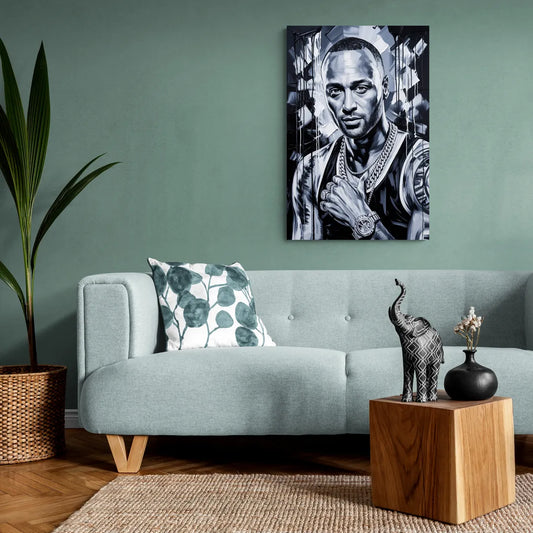 Diamond Edge 2.0 - Canvas Wall Art Living Room