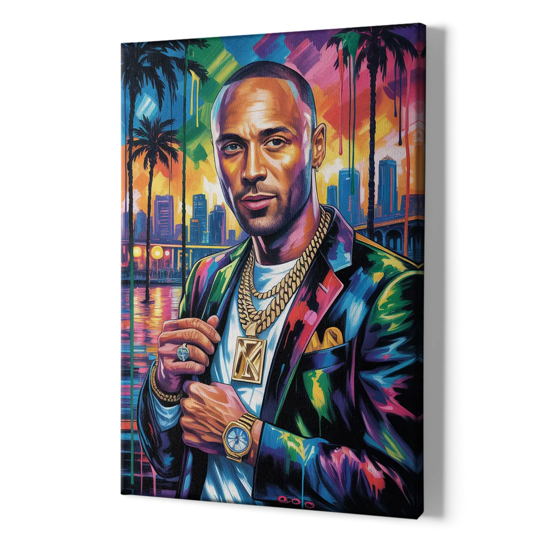 Diamond Edge - Canvas Print Art Sides