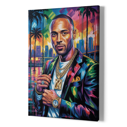 Diamond Edge - Canvas Print Art Sides