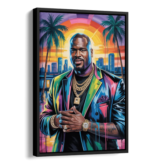 Diesel Power Side - Black Canvas Wall Art