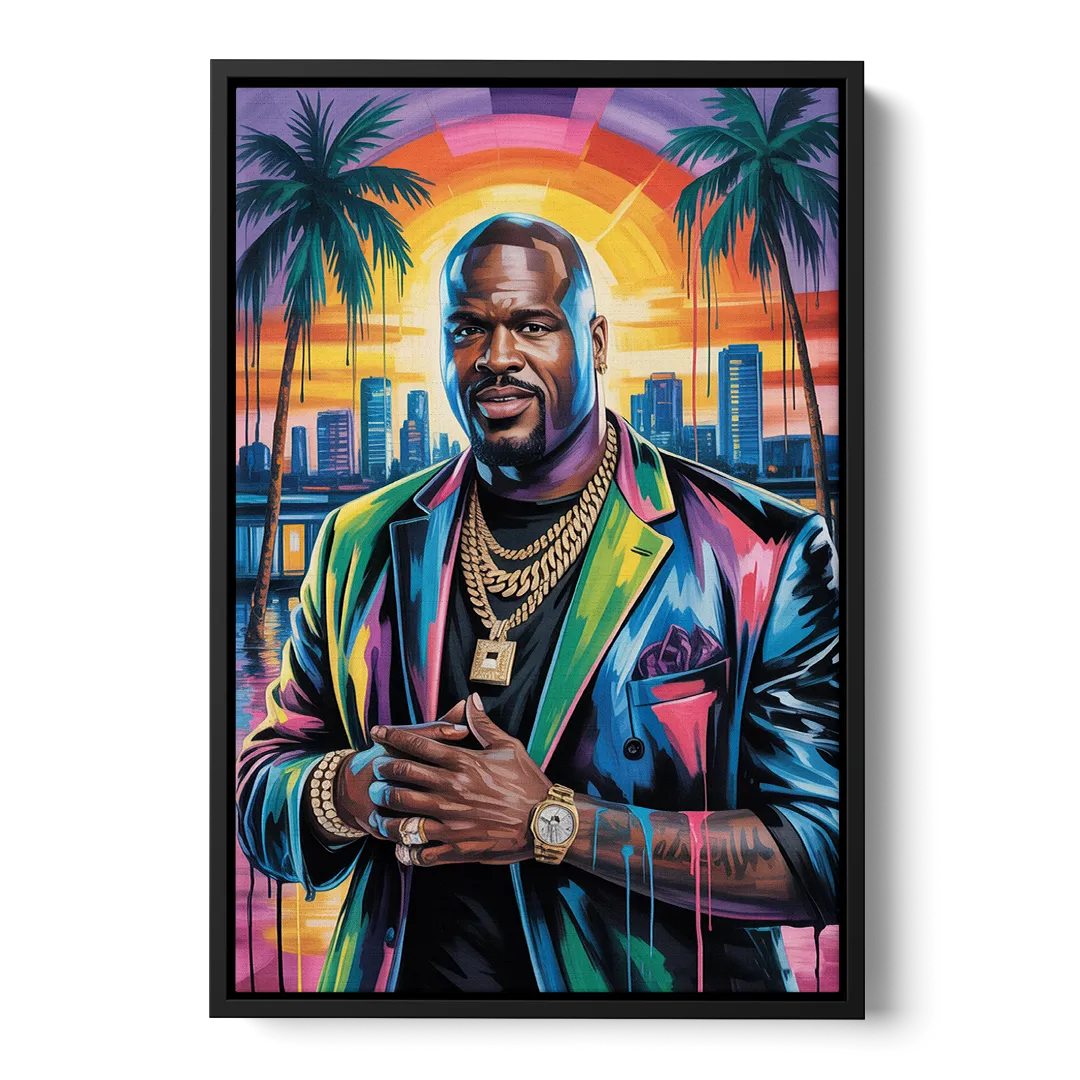 Diesel Power - Black Frame Canvas
