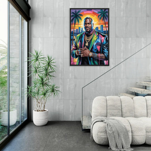 Diesel Power - Living Room Black Frame Canvas