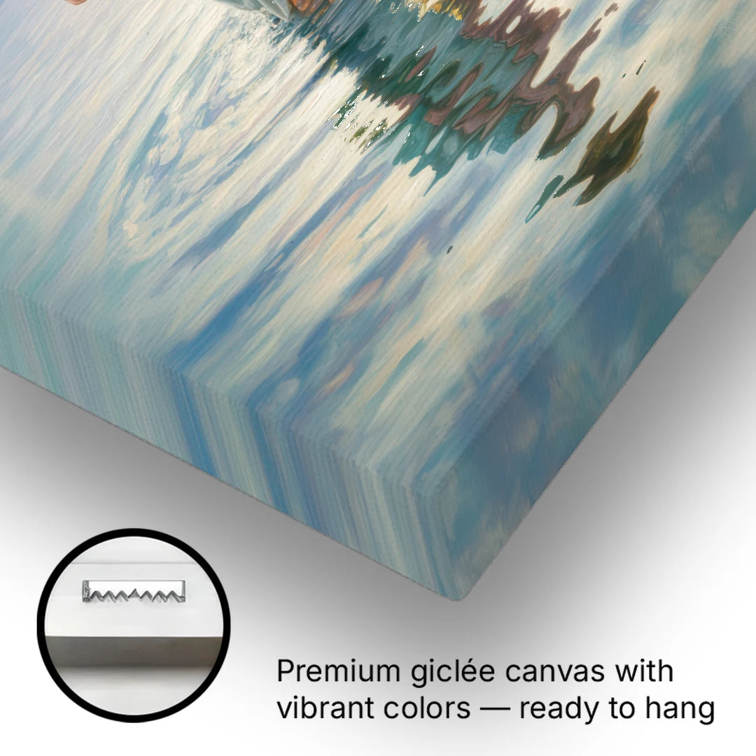 Divine Christian Moment - Canvas Wall Art - Gallery Wrap Corner