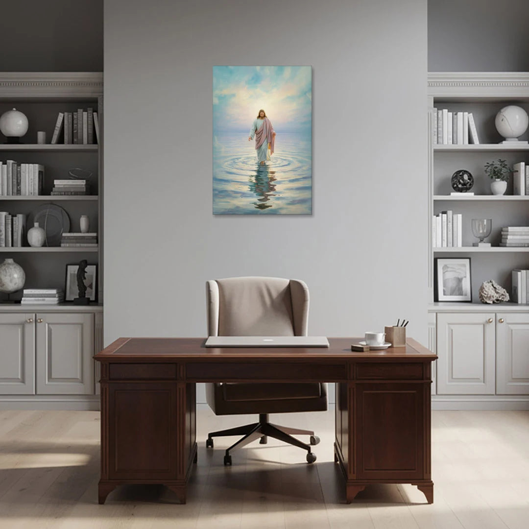 Divine Christian Moment - Canvas Wall Art - Office - 24x36