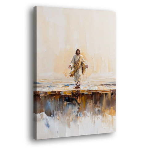 Divine Christian Moment - Canvas Wall Art - Side