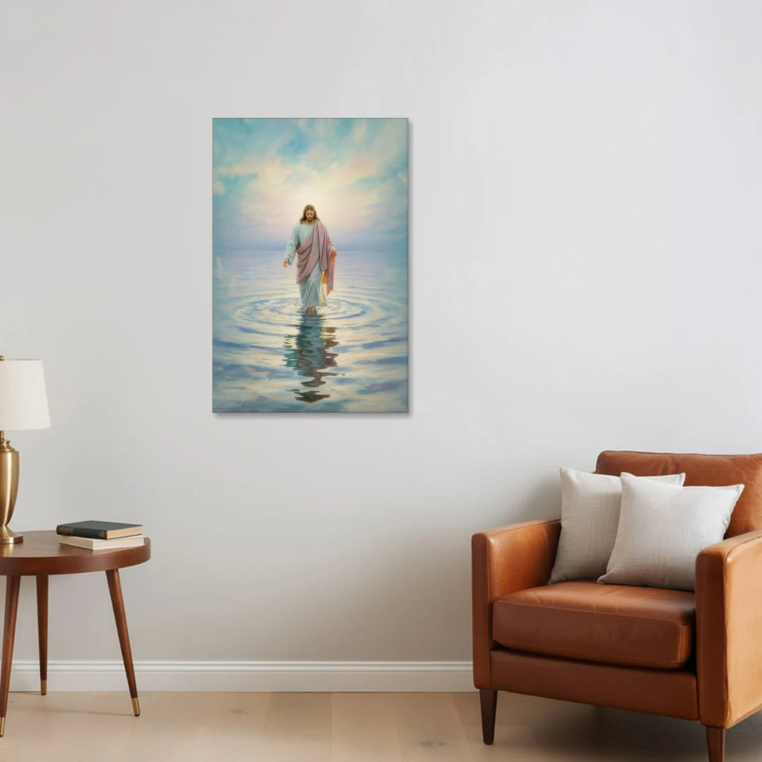 Divine Christian Moment - Canvas Wall Art - Sofa - 24x36