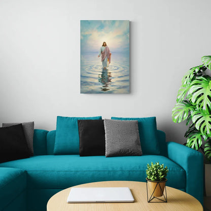 Divine Christian Moment - Canvas Wall Art Living Room