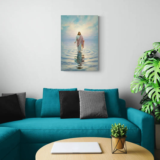 Divine Christian Moment - Canvas Wall Art Living Room