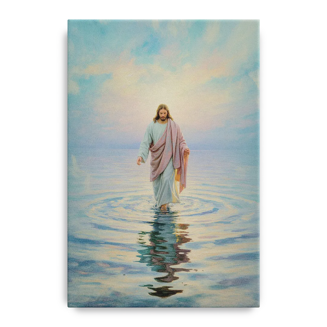 Divine Christian Moment Front - Canvas Wall Art