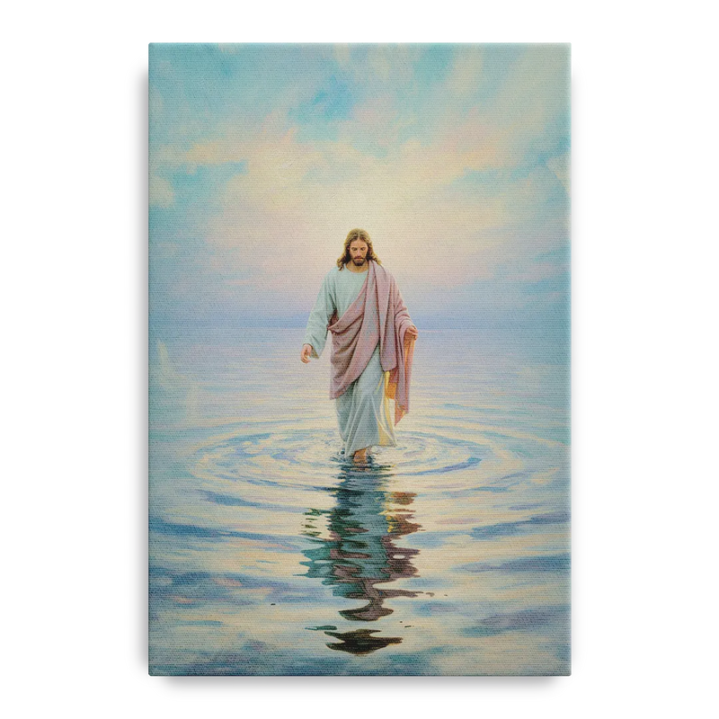 Divine Christian Moment Front - Canvas Wall Art