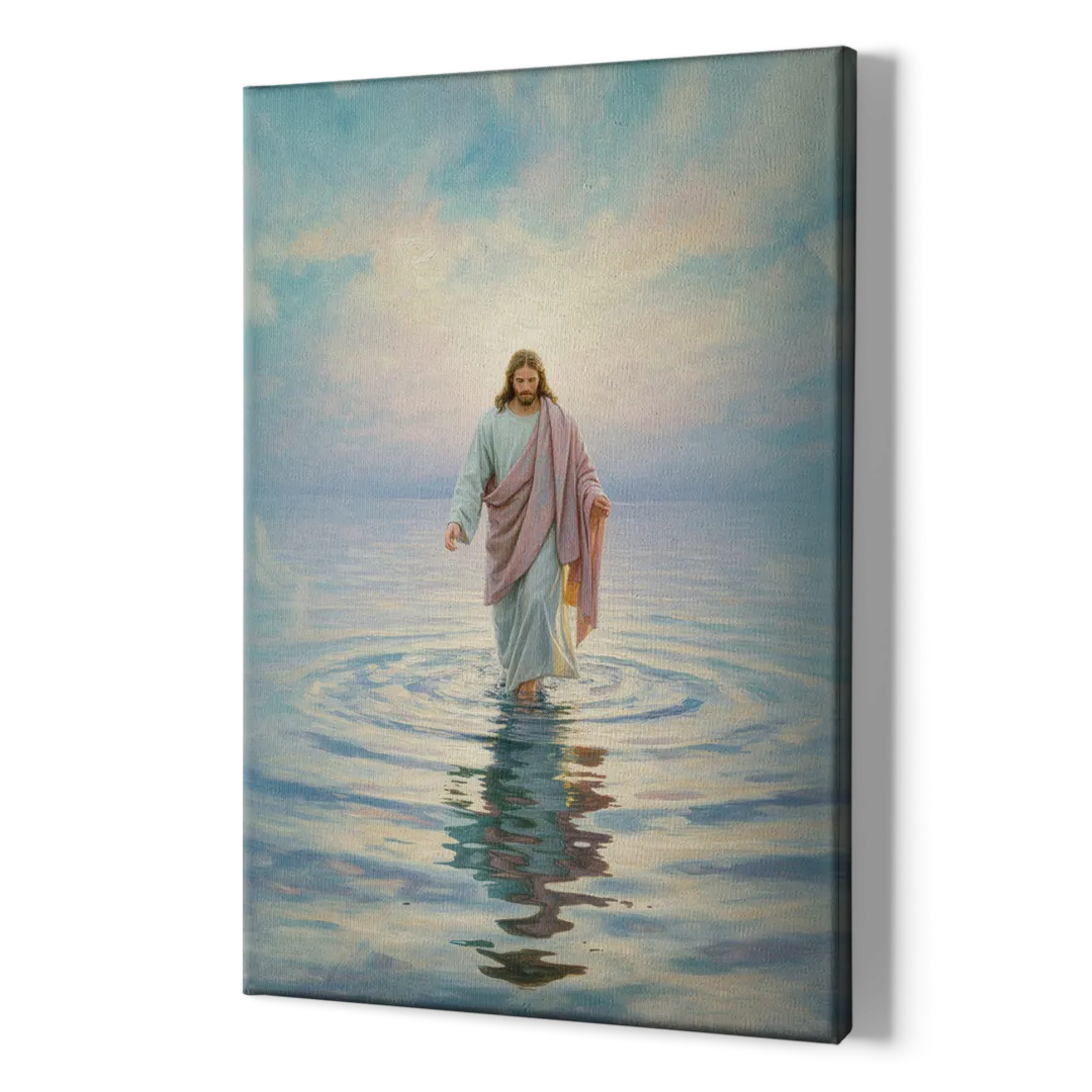 Divine Christian Moment - Canvas Print Art Sides
