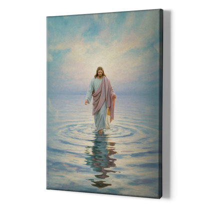 Divine Christian Moment - Canvas Print Art Sides