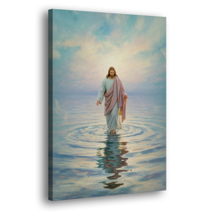 Divine Christian Moment Side - Canvas Wall Art