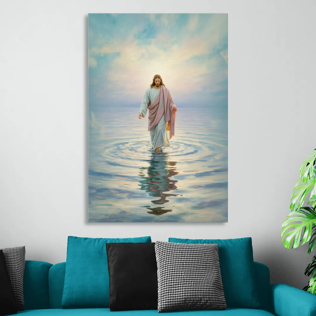 Divine Christian Moment Living Room - Canvas Wall Art