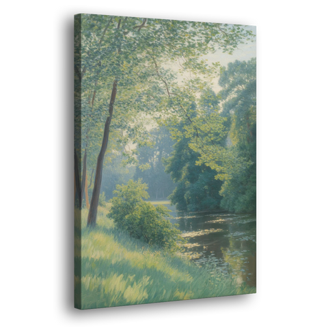 Djurgarden Serenity - Canvas Wall Art - Side
