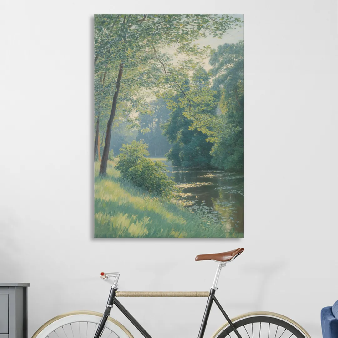 Djurgarden Serenity Living Room - Canvas Wall Art