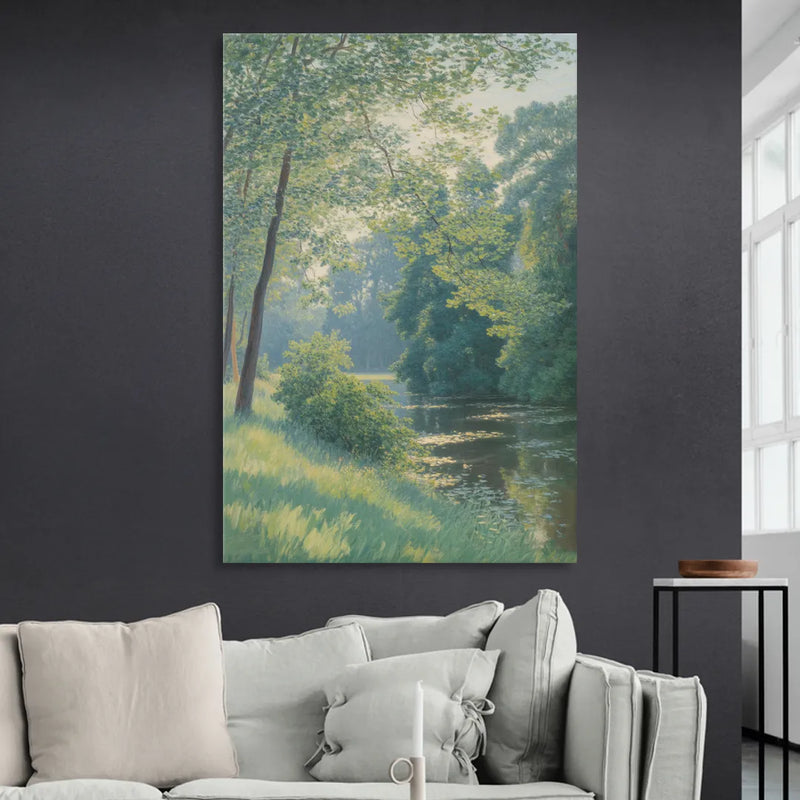 Djurgarden Serenity Sitting Room - Canvas Wall Art